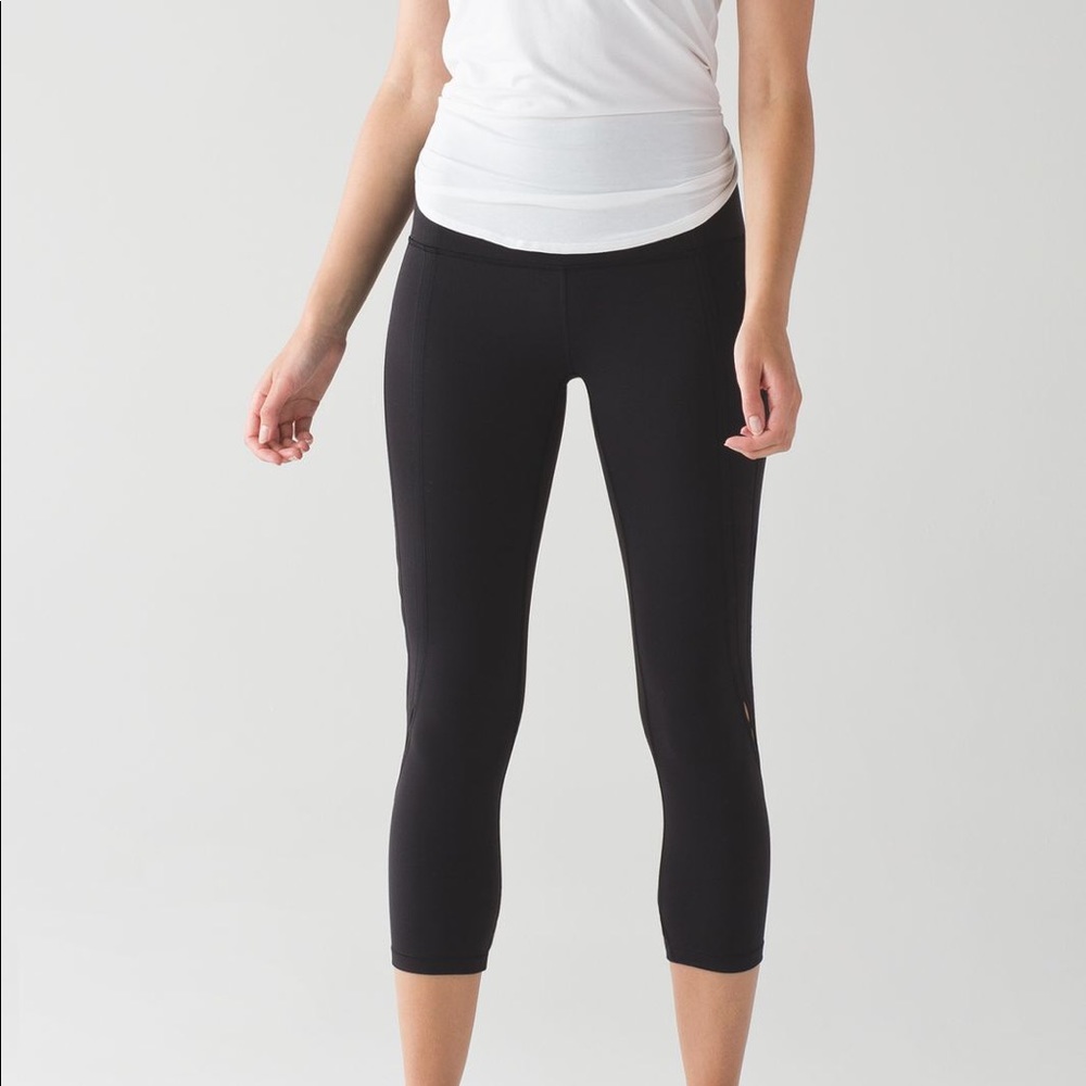 Lululemon wunder under crop leggings
